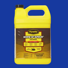 Pyranha Wipe-n-Spray Fly Spray - Case of 4 1-Gallon Bottles