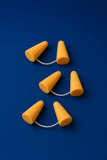 Foam Ear Plugs w/String (Pop Out) - Shipped in Packs of 3