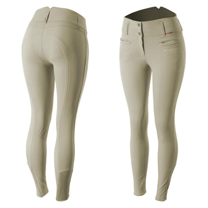 B Vertigo Tiffany Womens High Waist Silicone Knee Patch Breeches
